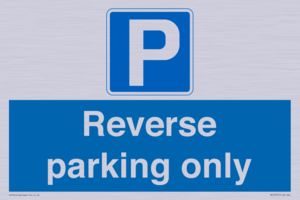 Reverse parking only